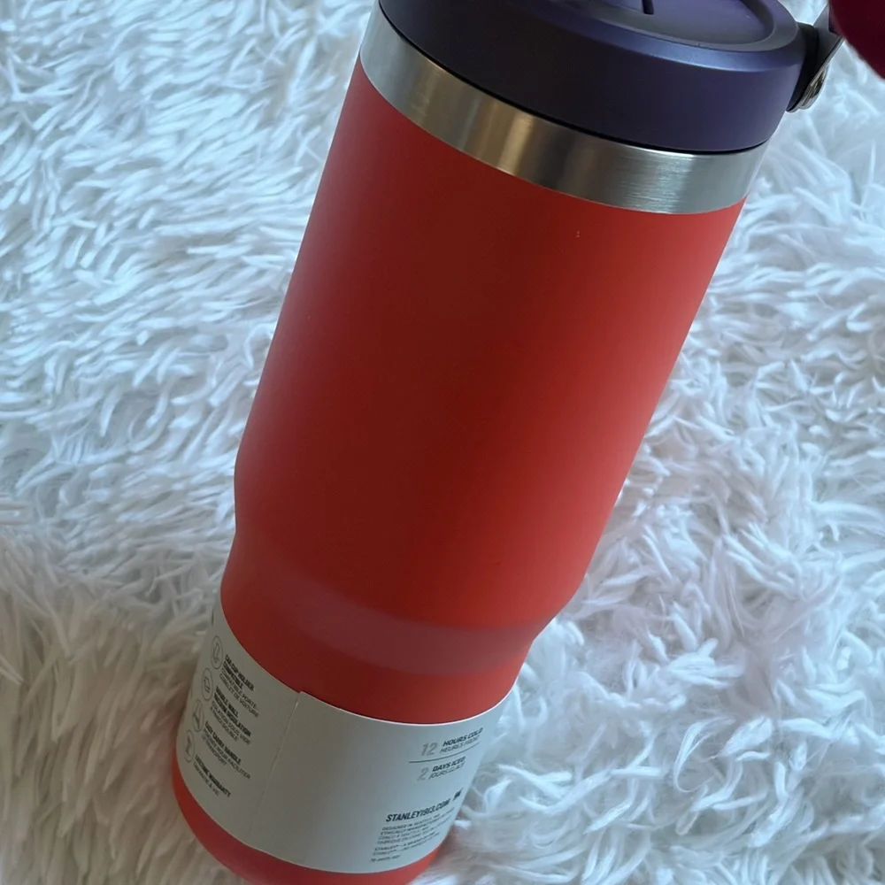 Stanley Orange and Purple Iceflow Flip Straw Tumbler 30 OZ - Picture 4 of 5